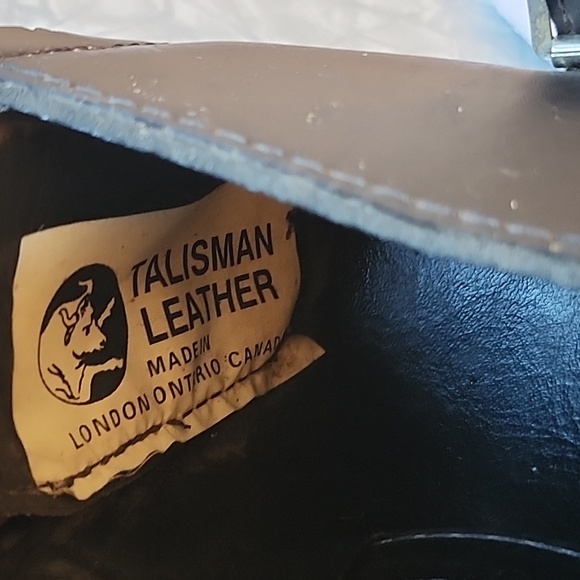 Talisman leather  front fork pouch motorcycle - Picture 4 of 4